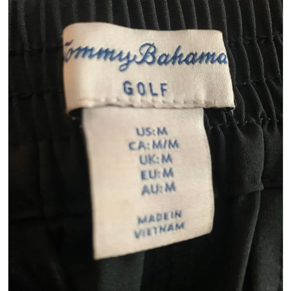 Tommy Bahama Golf Black Performance Shorts Elastic Waist Women’s Medium NWT - Picture 6 of 7